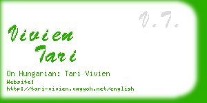 vivien tari business card